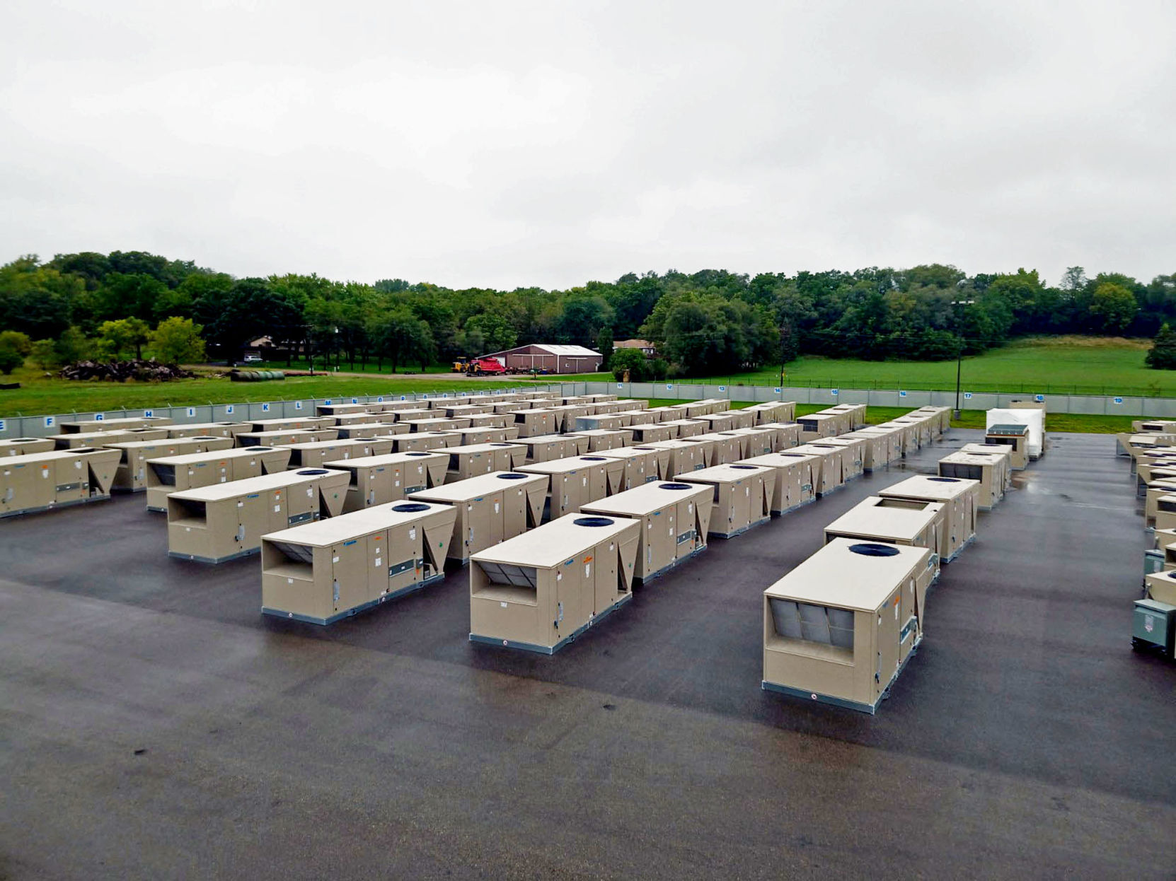 Daikin HVAC units yard
